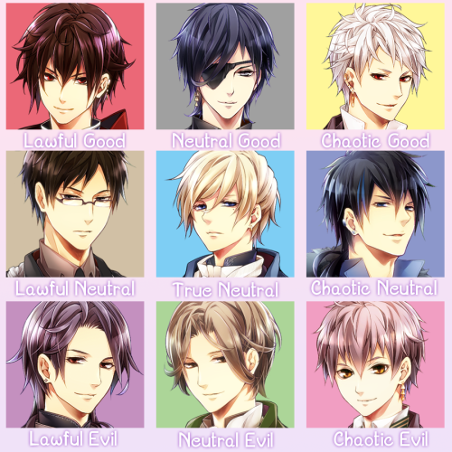 cyikemen:  What do you think of our alignment chart? Agree or disagree?(For more on alignments, go H