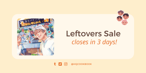  LEFTOVER SALES CLOSE IN 3 DAYSLeftover sales for Taberu closes in 3 days on the 23:59 GMT+8 on the 