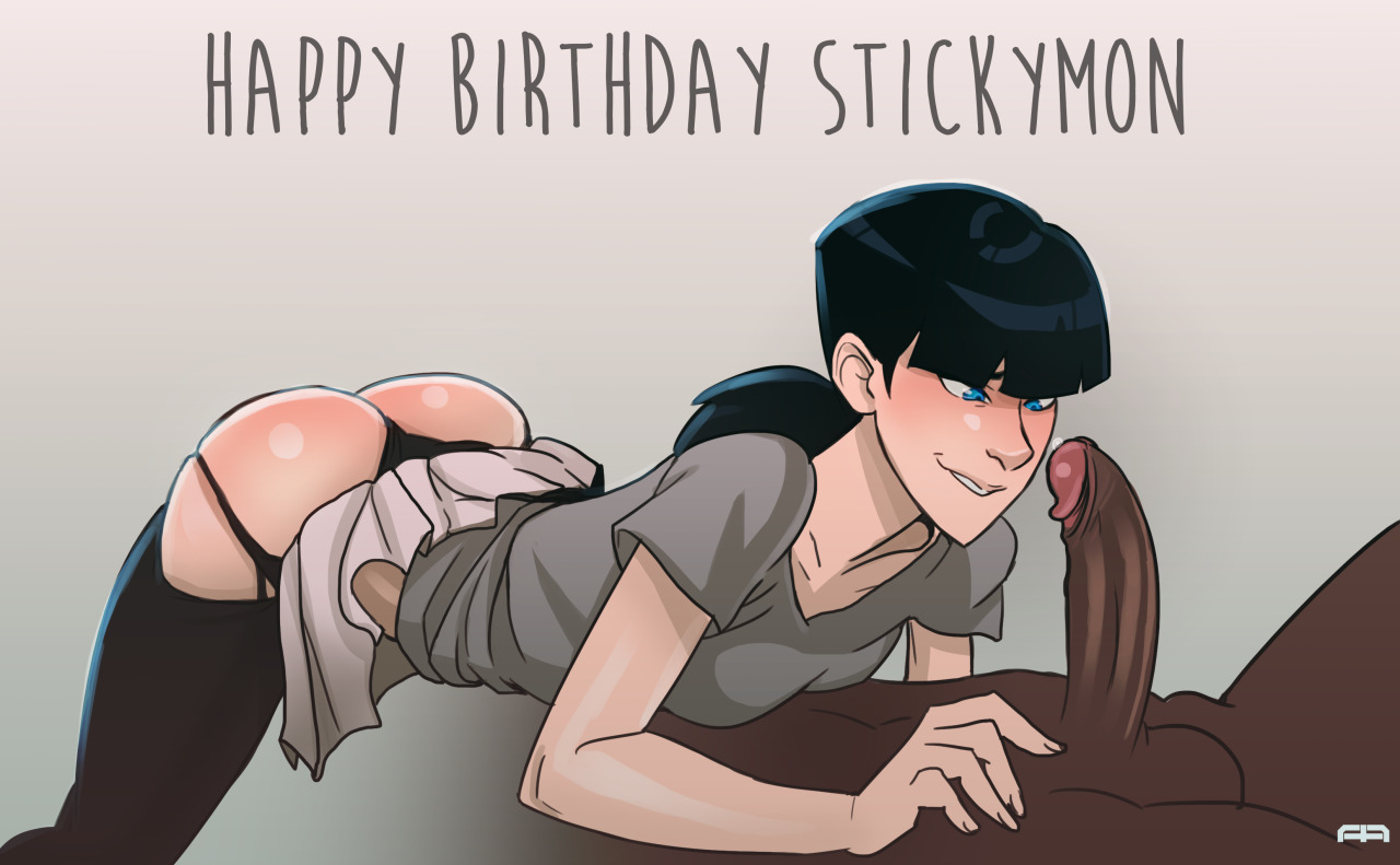 andava:  Happy birthday @stickymonart. Thank you for all the great art and lewdness. 