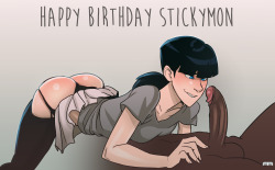 Andava:  Happy Birthday @Stickymonart. Thank You For All The Great Art And Lewdness. 