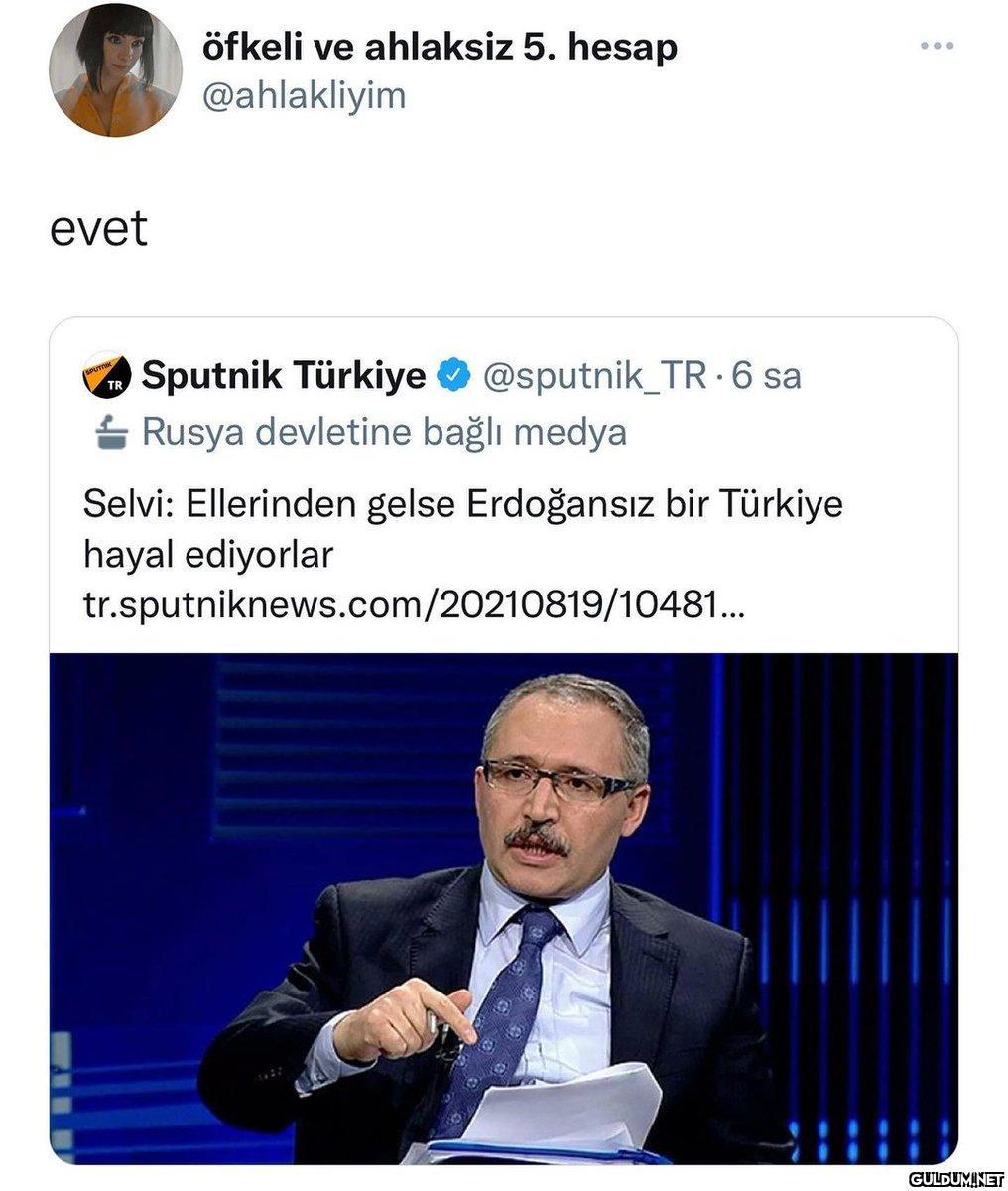 evet TR öfkeli ve ahlaksiz...