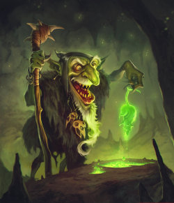 awesomedigitalart:  Shaman Goblin by BorjaPindado