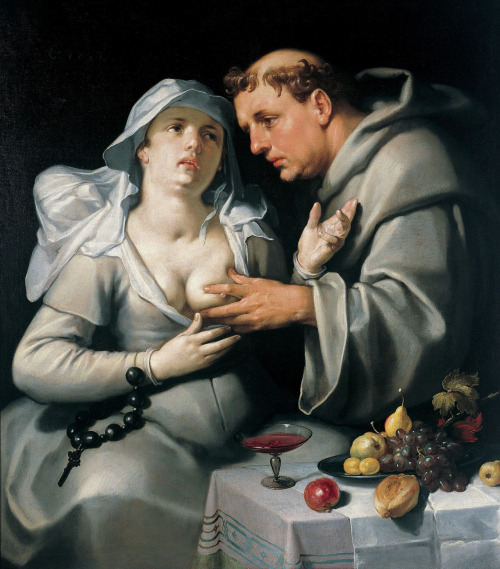 A Monk and Nun (1591) - Cornelisz van Haarlem