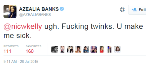i-sucked-dick-on-accident:  lucidxinsane:  andoverherewesee:  lucidxinsane:  gaystation-4:  I’m so sick of this bitch appropriating gay culture and then popping off 2 seconds later like she’s too good to suck a dick.  Dude she’s bisexual… like