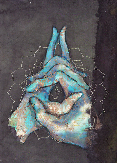 vufus:  &ldquo;Crown Chakra Mudra&rdquo; Artist: Tilly Campbell-Allen 