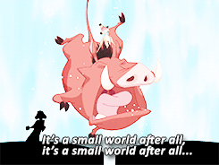 flynnriders:Disney movies + “It’s a Small World” References(click on gifs for movie titles)
