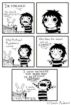 tastefullyoffensive:  (comic by Sarah Andersen) 