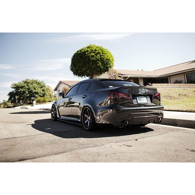 stancenation:  Amazing Lexus IS-F sitting on TE37′s.. - via #samkoh #stancenation