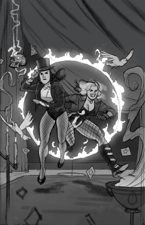 Today the DC comics original graphic novel, Black Canary and Zatanna: Bloodspell, written by Paul Di