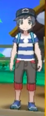 upsetatrocks:  pokemon sun &amp; moon trailer observation: at one point, we see the protagonist wearing a color variation of their usual outfit! this could mean full trainer customization - including clothing variation - is back!! 
