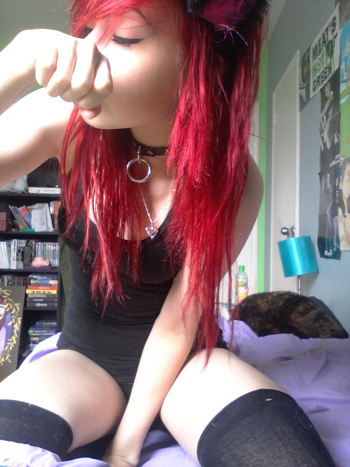 cloud-kittenn:  I miss my red hair ;~;