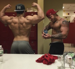 musclegodselfies:  young muscle pups competing