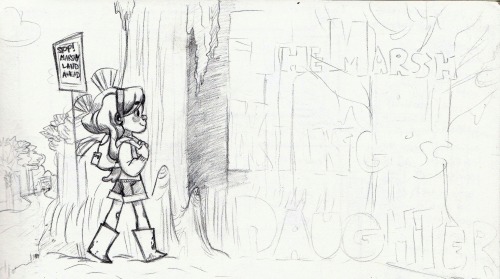 mapletreequeenofthegnomes:Production work from ‘The Marsh King’s Daughter’, my upc