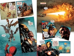 Left is from Avengers 12 and the one on the