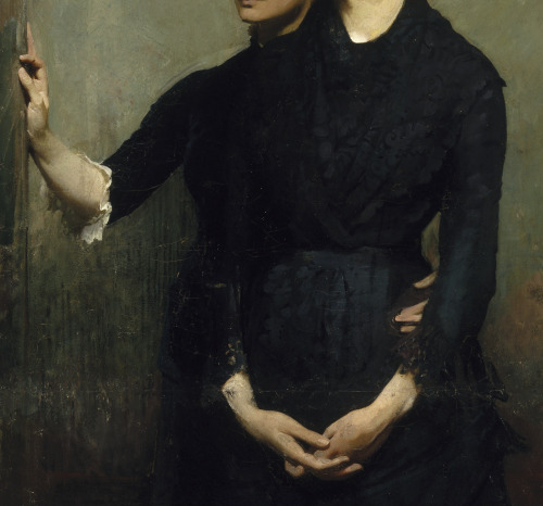 focsle:Detail of The Sisters, Abbott Handerson Thayer, 1884