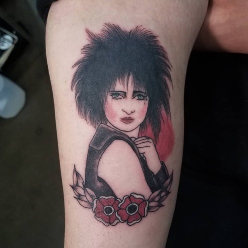 She&rsquo;s red and swollen, but here she is. So happy to do a tattoo of one of my favourites. M