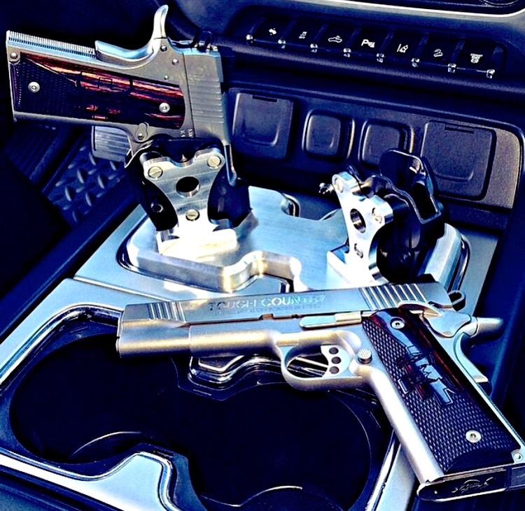 cerebralzero:  pucks-and-trucks:  Cup holsters, a must have.   Interesting concept.