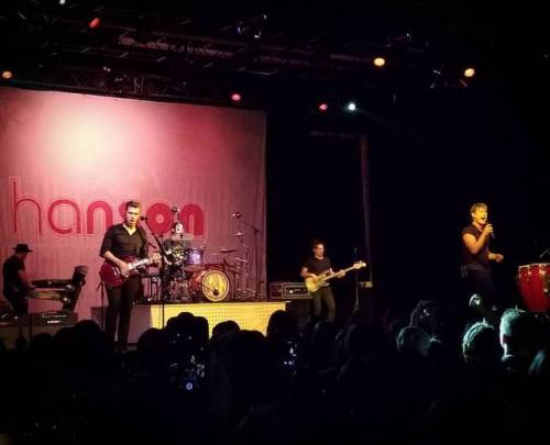 Last night I got to see @hanson I saw them for the first time 19 years ago and they have only gotten