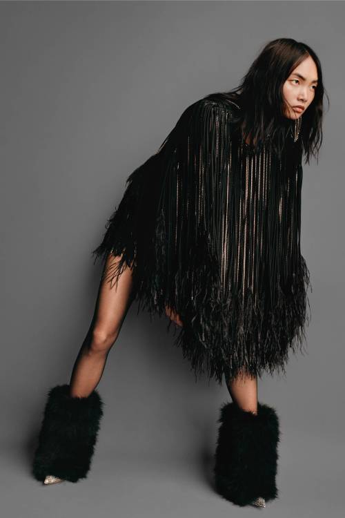 modelsof-color: Ling Ling by Alasdair McLellan for Alexandre Vauthier Haute Couture Fall 2021