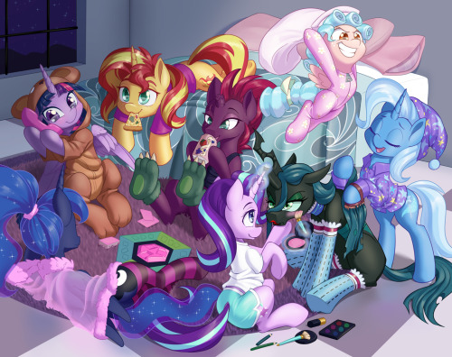 dstears:  I had a slumber party with all