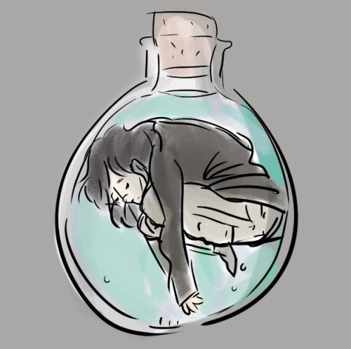 Snapetober @sxvxrxssnape 7. potions