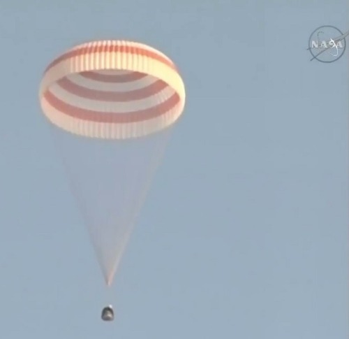 Soyuz parachutingSeptember 2, 2017