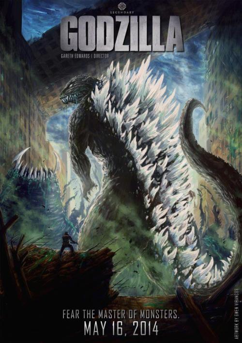 swordoath:Godzilla (2014) - Art by Gwen Vibancos