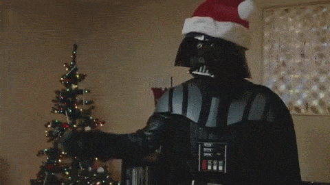 cnet:  Darth Santa rides a sleigh of TIE fighters to wreck the holidays He has a