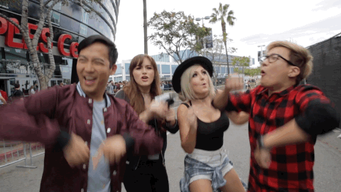 goverload:  excited, league of legends, worlds, go team, jessica nigri