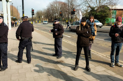 hessenberg:  It’s Not Too Late - A protest in South London. Central London is undergoing a massive change. The inner core is growing and the influx of large businesses into Zone 1 London has pushed out the larger businesses into Zone 2 London and South