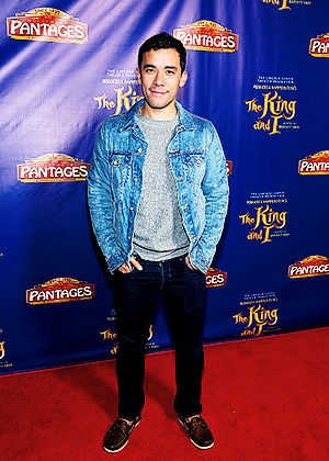 dailyconradricamora:Conrad Ricamora attends the Opening Night of ‘The King and I’ at the Pantages Theatre on December 15, 2016 in Hollywood, California.