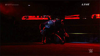 My first time seeing Finn Balor&rsquo;s body paint live! His entrance was so