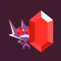 julesdrawz:  Mega Sableye!