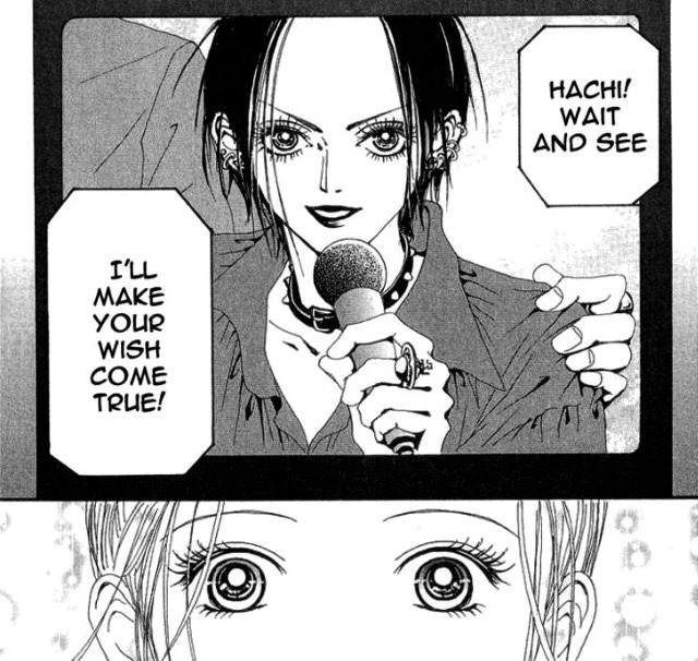 But Hachi did not wait.  She cheated.  Again and again and again.And Nana just