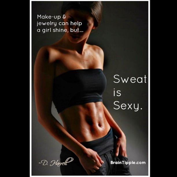 Sexy starts with sweat… #SexySaturday #fitness #workingout #gymtime #strong #sweat #fitgirls