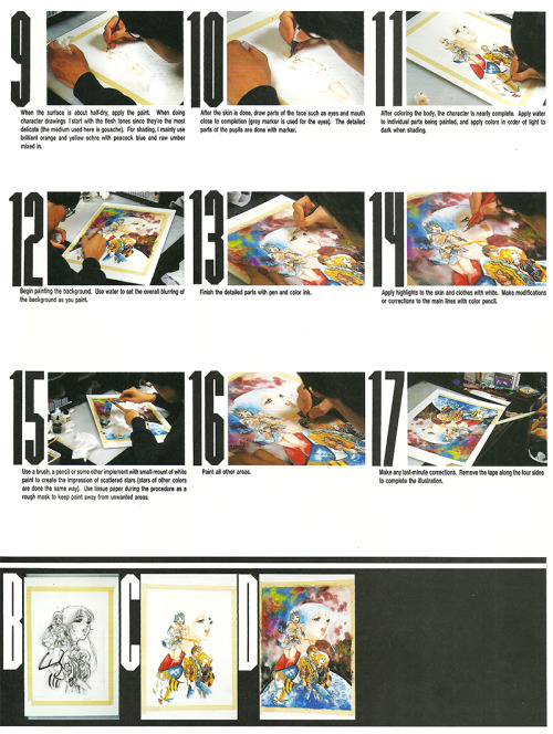 80sanime: The Making Of a Haruhiko Mikimoto Illustration