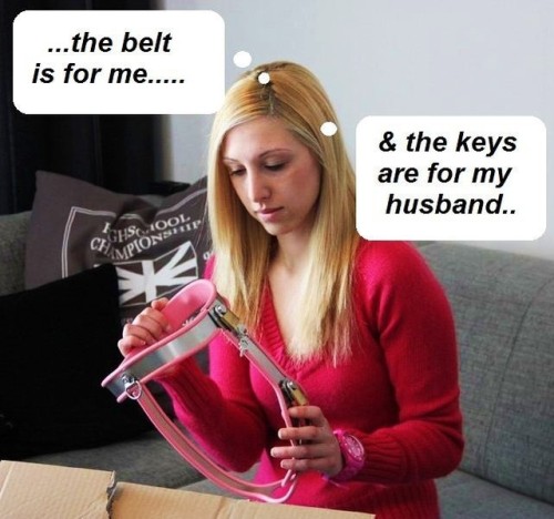 XXX Female Chastity Captions photo