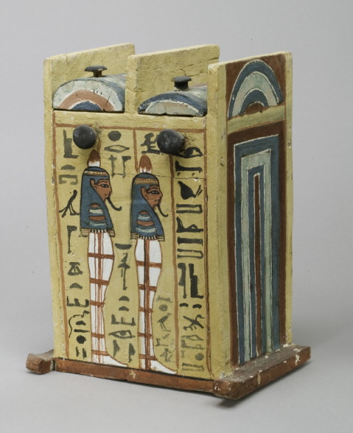 met-egyptian-art:Shabti box of Paramnekhu, Metropolitan Museum of Art: Egyptian ArtFunds from variou