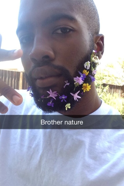 smokeymcbandit: pinkifingers: bagelbrother: someone was like hey do a flower beard thing and i was l