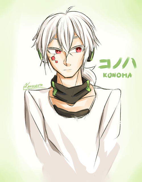 Gonna try and make a quick, daily sketch every day haha. We’re starting off with Konoha Kokonose fro