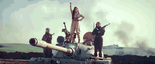 mashallahwallahi:micdotcom:Kurdish pop star Helly Luv risked her life to shoot an anti-ISIS music vi