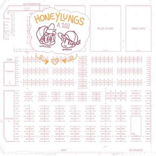 I will be at AniRevo this weekend, tabling with my gf Honeysips!