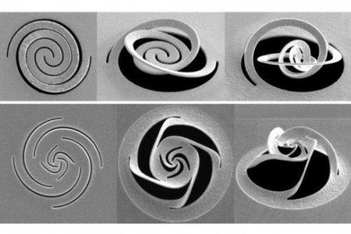 materialsscienceandengineering:    Kirigami-inspired technique manipulates light at the nanoscale Folding and cutting thin metal films could enable microchip-based 3-D optical devices.  Nanokirigami has taken off as a field of research in the last few