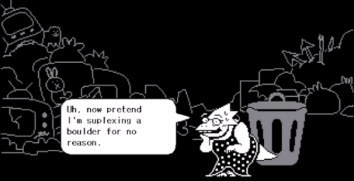 voreimagineer:  alphys roleplaying as undyne, 