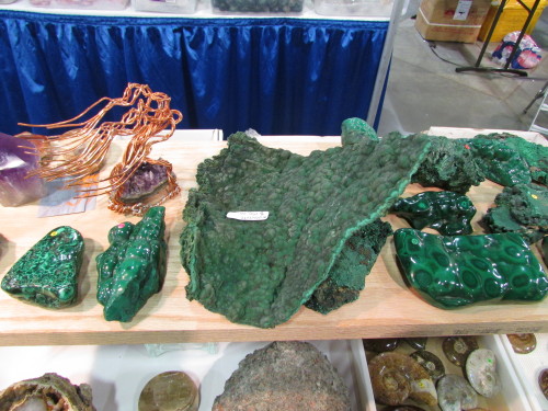 mineralists:Malachite spam!All pictures taken at the SLC Gem Fair in June