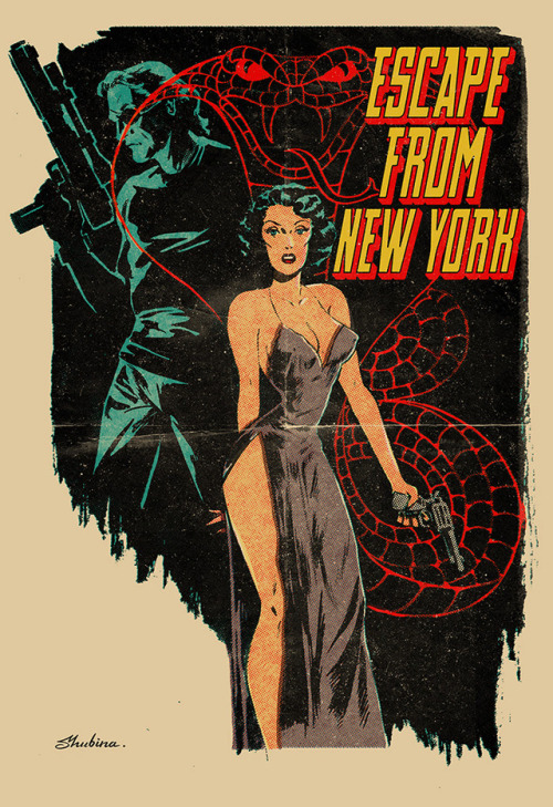 johnny-dynamo - Pulp Movie Covers by Sveta Shubina