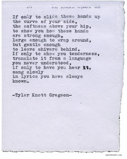 tylerknott: Typewriter Series #2513 by Tyler