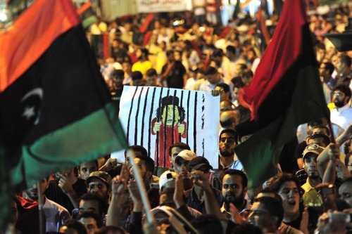 ilovelibya: Protest against dictator gaddafi in 2011