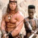 xipiti:Grace Jones and Arnold Schwarzenegger for Conan the Destroyer (1984)