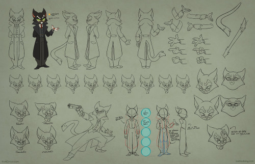 lackadaisycats:Mitzi and MordecaiSome character sheets we featured in the latest Dev Log update at t